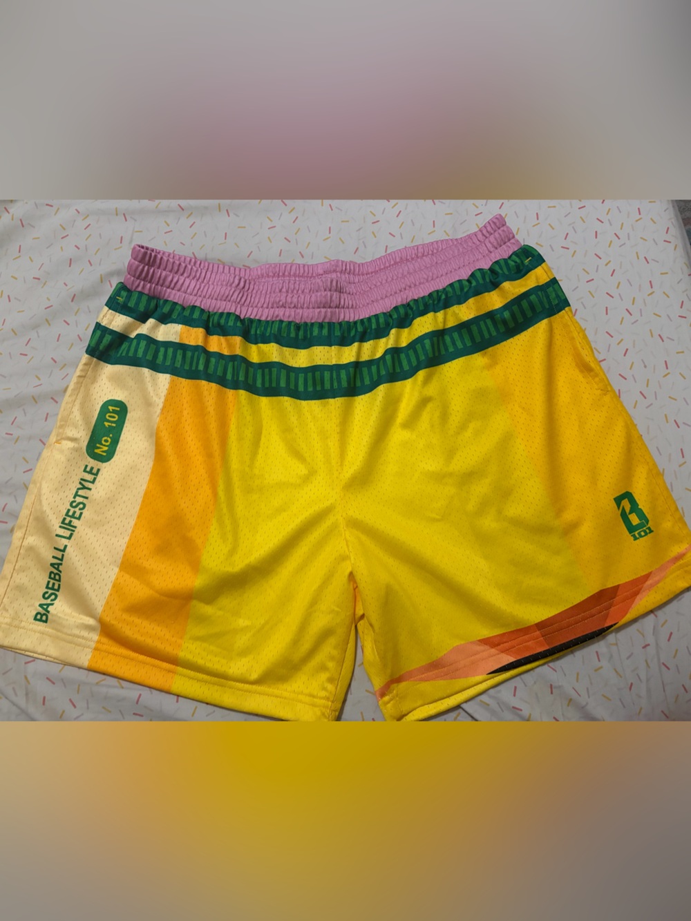 Baseball Lifestyle 101 Pencil Print Shorts